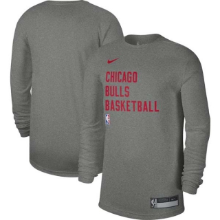Unisex NBA Chicago Bulls Nike Heather Gray 2023-24 Legend On-Court Practice Long Sleeve T-Shirt