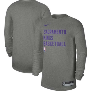 Unisex NBA Sacramento Kings Nike Heather Gray 2023-24 Legend On-Court Practice Long Sleeve T-Shirt