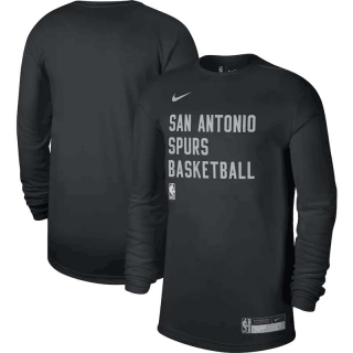 Unisex NBA San Antonio Spurs Nike Black 2023-24 Legend On-Court Practice Long Sleeve T-Shirt