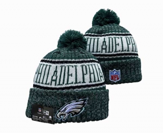 NFL Philadelphia Eagles New Era Green Cuffed Beanies Knit Hat 3058
