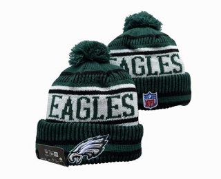 NFL Philadelphia Eagles New Era Green Black Cuffed Beanies Knit Hat 3056