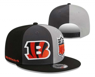 NFL Cincinnati Bengals New Era Black Gray 2023 Sideline 9FIFTY Snapback Hat 3017