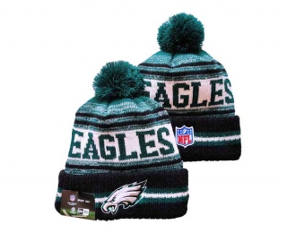 NFL Philadelphia Eagles New Era Black Green Beanies Knit Hat 3059