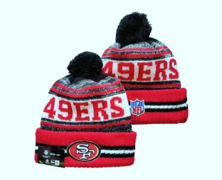 NFL San Francisco 49ers New Era Red Beanies Knit Hat 3047