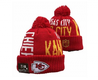 NFL Kansas City Chiefs New Era Red Beanies Knit Hat 3058