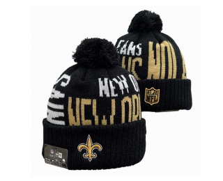 NFL New Orleans Saints New Era Black Beanies Knit Hat 3047