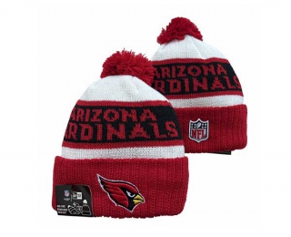 NFL Arizona Cardinals New Era Red White 2023 Sideline Beanies Knit Hat 3038