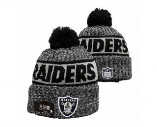 NFL Las Vegas Raiders New Era Graphite 2023 Sideline Beanies Knit Hat 3056