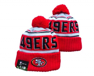 NFL San Francisco 49ers New Era Red Main Cuffed Beanies Knit Hat 3053