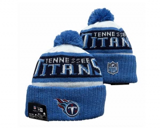 NFL Tennessee Titans New Era Light Blue White 2023 Sideline Beanies Knit Hat 3041