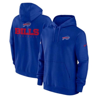 Men's NFL Buffalo Bills Nike Royal Sideline Club Fleece Pullover Hoodie