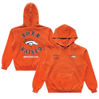 Unisex NFL Denver Broncos Born x Raised Orange Pullover Hoodie