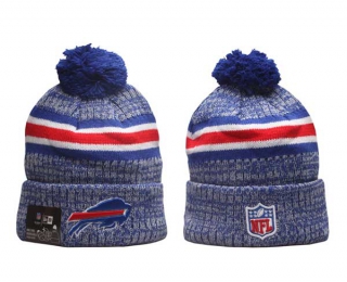 NFL Buffalo Bills New Era Royal Red 2023 Sideline Cuffed Beanies Knit Hat 5019