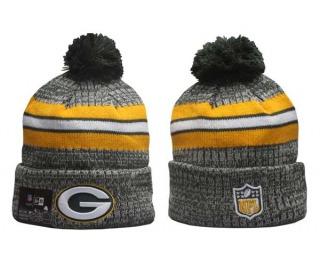 NFL Green Bay Packers New Era Green Gold 2023 Sideline Cuffed Beanies Knit Hat 5025