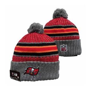 NFL Tampa Bay Buccaneers New Era Pewter Red 2023 Sideline Cuffed Beanies Knit Hat 3055