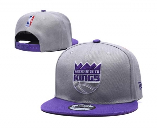 NBA Sacramento Kings New Era Gray Purple 9FIFTY Snapback Hat 2009