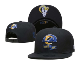 NFL Los Angeles Rams New Era Black 2022 Sideline 9FIFTY Snapback Hat 2007