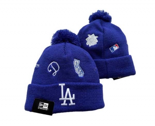 MLB Los Angeles Dodgers New Era Royal Identity Cuffed Beanies Knit Hat 3023