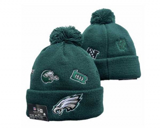 NFL Philadelphia Eagles New Era Midnight Green Identity Cuffed Beanies Knit Hat 3070