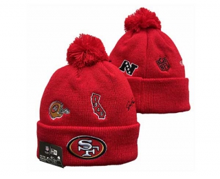 NFL San Francisco 49ers New Era Red Identity Cuffed Beanies Knit Hat 3057