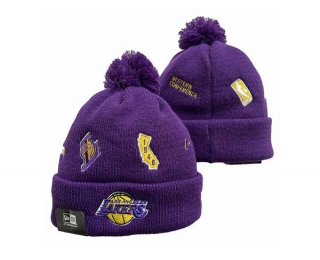 NBA Los Angeles Lakers New Era Purple Identity Cuffed Beanies Knit Hat 3050