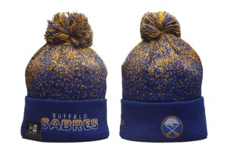 NHL Buffalo Sabres New Era Royal Iconic Gradient Cuffed Beanies Knit Hat 5001
