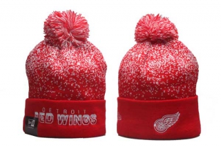 NHL Detroit Red Wings New Era Red Iconic Gradient Cuffed Beanies Knit Hat 5002