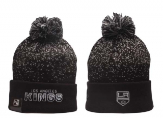 NHL Los Angeles Kings New Era Black Iconic Gradient Cuffed Beanies Knit Hat 5002