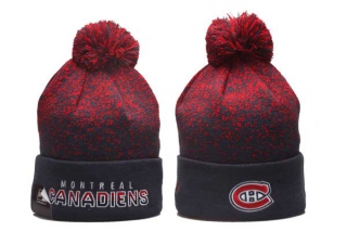 NHL Montreal Canadiens New Era Navy Iconic Gradient Cuffed Beanies Knit Hat 5002