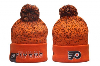 NHL Philadelphia Flyers New Era Orange Iconic Gradient Cuffed Beanies Knit Hat 5002