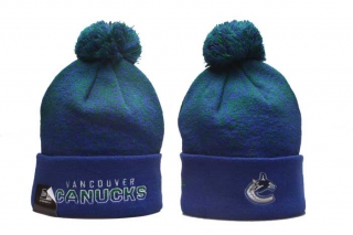 NHL Vancouver Canucks New Era Royal Iconic Gradient Cuffed Beanies Knit Hat 5002
