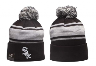 MLB Chicago White Sox New Era Black Gray Beanies Knit Hat 5001