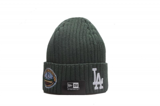 MLB Los Angeles Dodgers New Era Green 50th Anniversary Beanies Knit Hat 5007