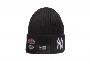 MLB New York Yankees New Era Black 50th Anniversary Beanies Knit Hat 5011