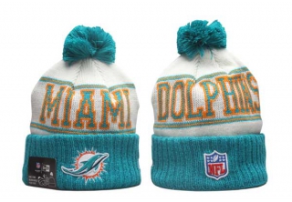 NFL Miami Dolphins New Era Aqua White Beanies Knit Hat 5015