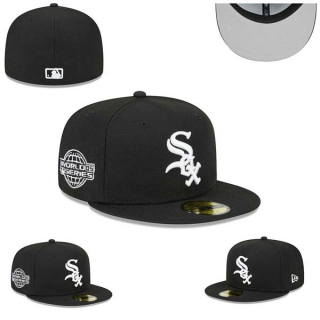 MLB Chicago White Sox New Era Black 2005 World Series Champions 59FIFTY Fitted Hat 0507