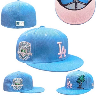 MLB Los Angeles Dodgers New Era Light Blue 50th Anniversary 59FIFTY Fitted Hat 0517