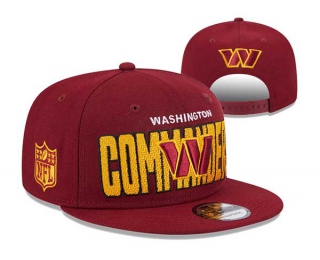 NFL Washington Commanders New Era Burgundy 2023 NFL Draft On Stage 9FIFTY Snapback Hat 3025