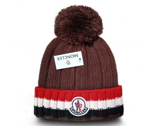 Wholesale Moncler Brown Knit Beanie Hat 9021