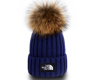 Wholesale The North Face Navy Knit Beanie Hat AAA 9015