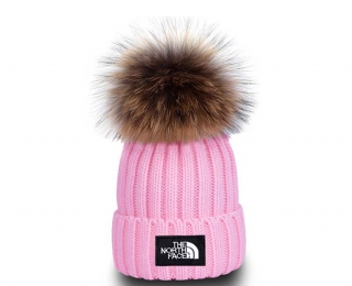 Wholesale The North Face Pink Knit Beanie Hat AAA 9018