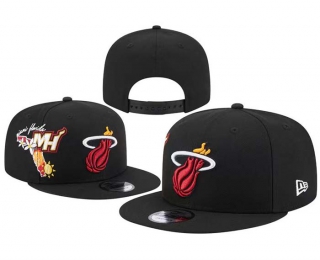 NBA Miami Heat New Era Black City Cluster 9FIFTY Snapback Hat 8005