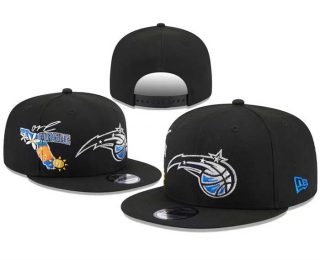 NBA Orlando Magic New Era Black City Cluster 9FIFTY Snapback Hat 8002