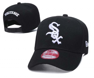 MLB Chicago White Sox New Era Black Curved 9FIFTY Snapback Hat 2050