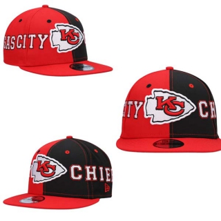 NFL Kansas City Chiefs New Era Red Black 9FIFTY Snapback Hat 2012