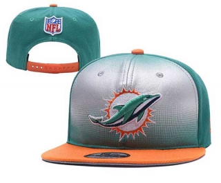 NFL Miami Dolphins New Era Aqua Orange 9FIFTY Snapback Hat 2007