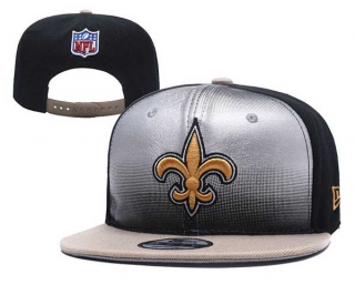 NFL New Orleans Saints New Era Black Gray 9FIFTY Snapback Hat 2039