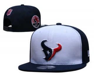 NFL Houston Texans New Era White Navy 9FIFTY Snapback Hat 6014