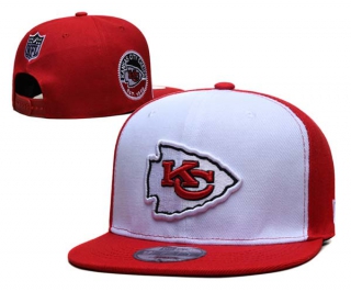 NFL Kansas City Chiefs New Era White Red 9FIFTY Snapback Hat 6045