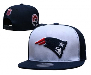 NFL New England Patriots New Era White Navy 9FIFTY Snapback Hat 6026